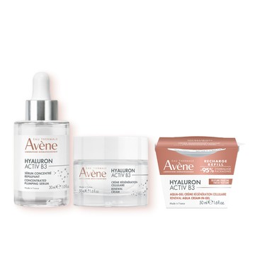 (精萃+霜組)AVENE雅漾 B3彈力透亮精萃30ml+B3彈力透亮精華霜50ml