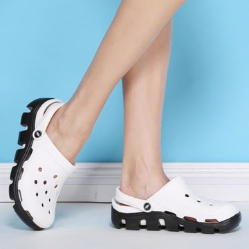 2025新款迪特沙灘鞋情侶洞洞鞋大碼男鞋女鞋夏季防滑孕婦涼鞋拖鞋