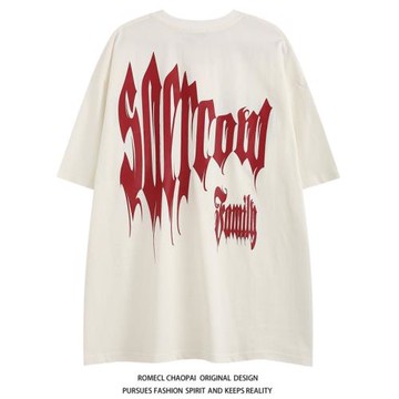 ROMECL國潮男女潮流ins街頭情侶寬松百搭oversize美式休閑短袖T恤