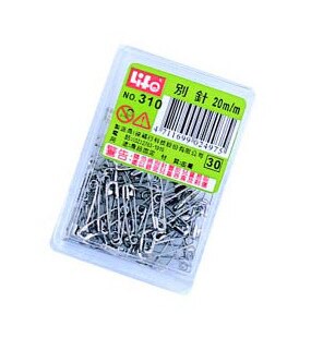 徠福 NO.310 別針-60支入20mm / 盒【APP滿額下單10%點數(單一帳號最高5000點)】1/31止