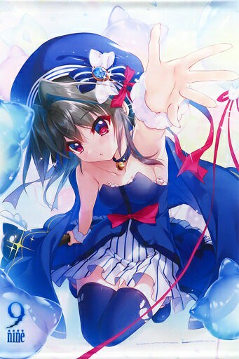 結城希亜B2絨麵掛畫PS4/Switch軟件9-nine-"WonderGOO限定特典