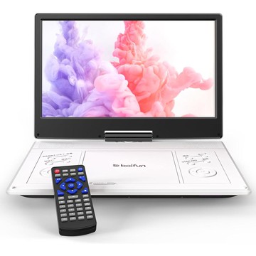【日本代購】BOIFUN 攜帶式DVD播放機 14.1英吋 ‎‎‎BFN-141
