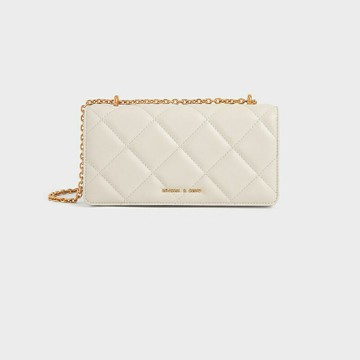 小C2022年新款旗艦店官網菱格鏈條長款錢包女士單肩斜挎包手拿包K