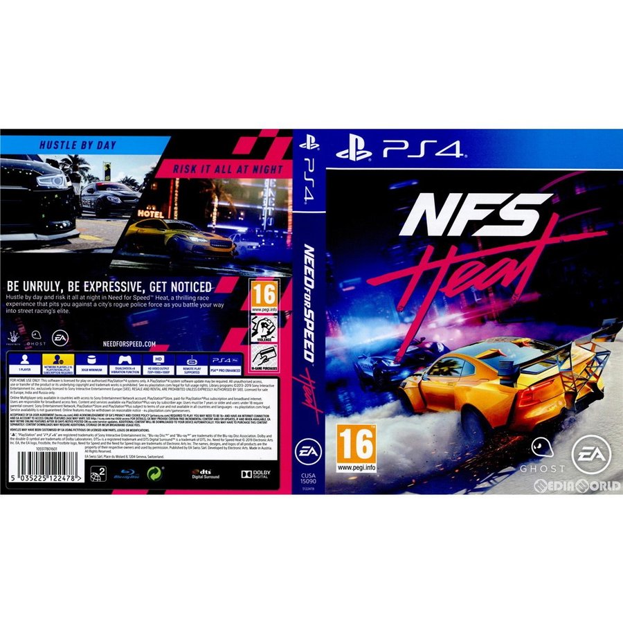 中古即納』{PS4}Need for Speed Heat(ニード・フォー・スピード ヒート 