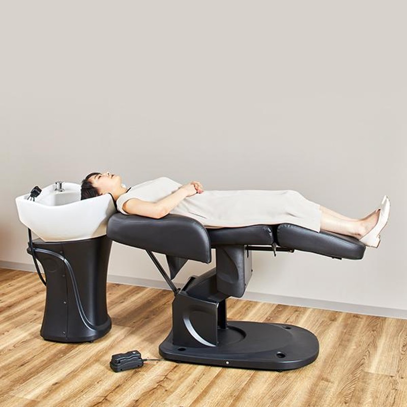 楽天市場】【2年保証】シャンプーチェア 電動 コンパクト SIESTE