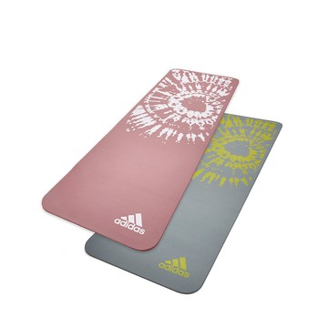 adidas 紮染防滑瑜珈墊-10mm (附贈背帶)