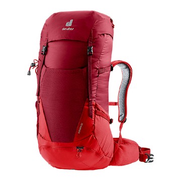 【Deuter 德國 32L FUTURA 透氣網架背包《紅》】3400821/戶外休閒包/健行登山包