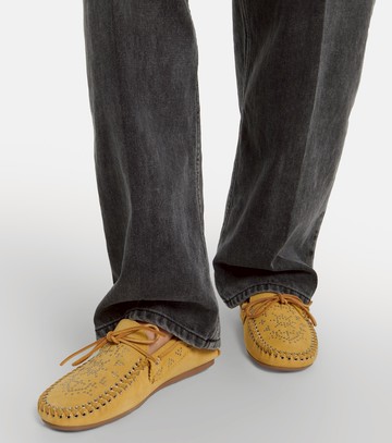 Isabel Marant Freen embellished suede moccasins