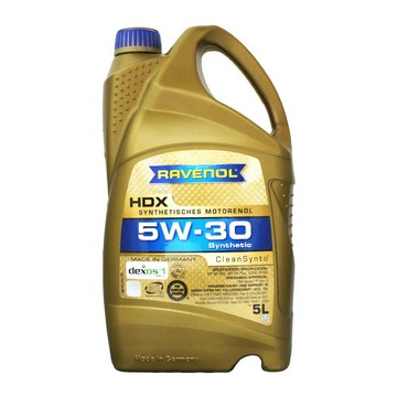 RAVENOL HDX 5W30 合成機油 5L【299免運領券再享折扣】