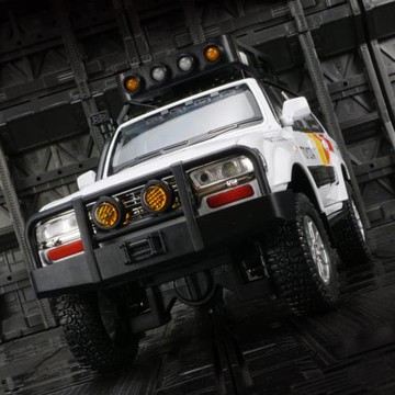 車致C4062仿真庫路澤LC80合金越野車模型聲光六開門兒童回力玩具
