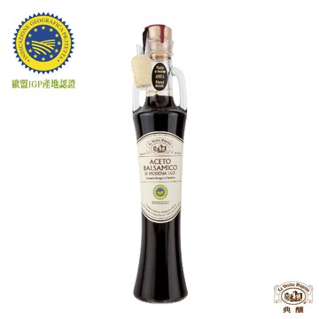 La Vecchia Dispensa 典釀 歐盟有機巴薩米克醋二年250ml 歐盟IGP認證 100%無化學無色素添加