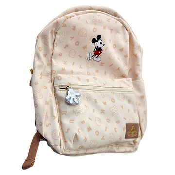 Disney 迪士尼 米奇後背包 PTD23-E4-82BG  26 x 14 x 38cm  米色
