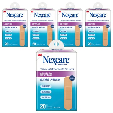 3M Nexcare PE系列 膚色繃帶  20片  5盒