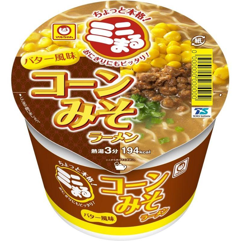 マルちゃん ミニまる コーン味噌ラーメンバター風味 49g×12個 (ミニサイズ)