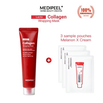 【MEDIPEEL】RED LACTO 膠原蛋白面膜 70ml 發光肌膚彈力補水去角質面膜提拉緊緻韓國玻璃肌膚