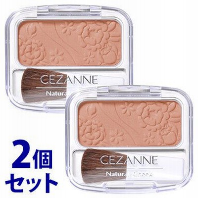 《セット販売》　セザンヌ化粧品 セザンヌ ナチュラル チークN 19 ペールベージュ (4g)×2個セット チーク CEZANNE