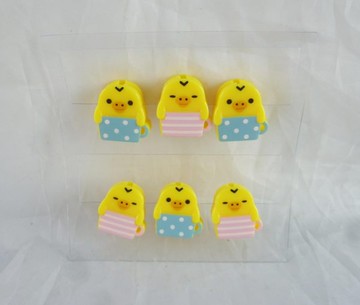 【震撼精品百貨】キイロイトリ_小雞~便跳夾-六入【共1款】