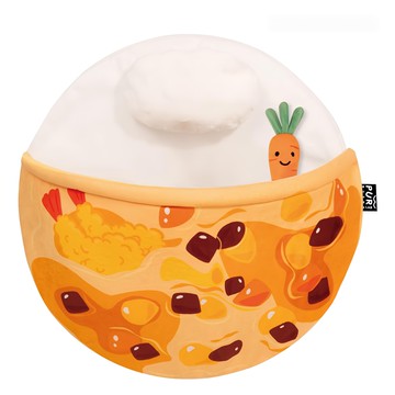 Pur Lab 噗扑實驗室 寵物窩 可拆卸胡蘿蔔  咖哩飯  1個  530x530x80mm