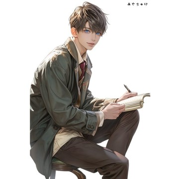 【9 月新品】07-148-0414 人物貼紙 幻想復古浪漫喫茶
