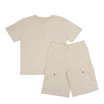 C.P. Company Kids BK 兩件組-短袖T恤短褲