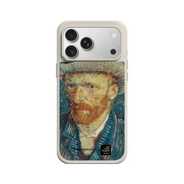 iPhone 17 Pro Max SolidX 貝殼灰 - Van Gogh Museum - 戴灰氈帽的自畫像