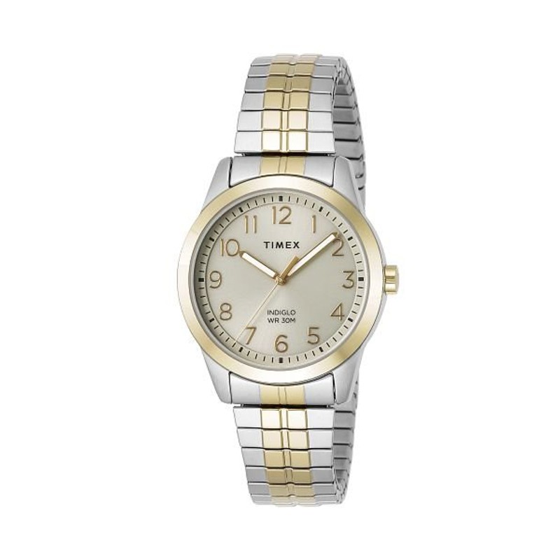 Timex watch gold online and silver