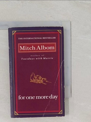 【書寶二手書T1／原文小說_TBA】For One More Day_MITCH ALBOM