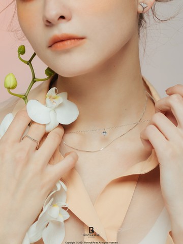 [純銀] 十克拉婚約鎖骨鍊 / Ten Carat Marriage Contract Necklace