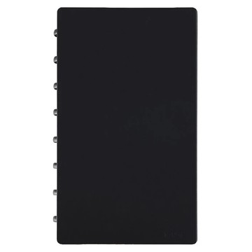 TO NOTE PRO 筆記本 香菇造型孔洞設計 窄版設計 方便更換紙張  黑色  1本