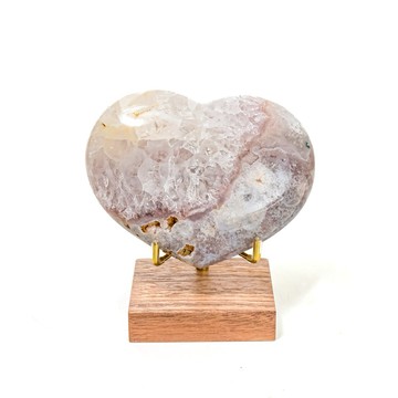 [快速出貨]【石之王】 莫蘭迪瑪瑙愛心 730370