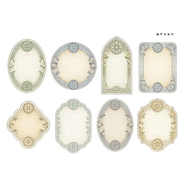 【9 月新品】20-149-0081 裁切紙 幻想復古浪漫喫茶