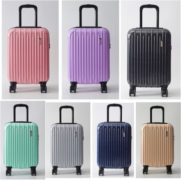 19吋行李箱abs鏡面無加大360度飛機可拆輪耐摔磨損檢測