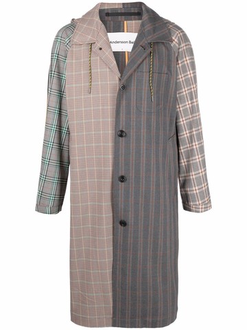 Andersson Bell Unisex Checked Raglan Coat