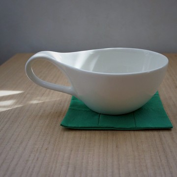 手工杯墊“SQUARE square”綠色·大