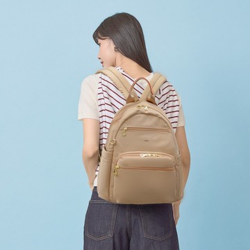 (奶茶附胸扣)必buy寬側袋旅行休閒後背包03531A