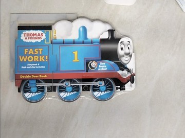 【書寶二手書T5／少年童書_TSG】Thomas & Friends: Fast Work!: Storybook & Seek-and-Find Activities_Chilvers, Nigel (ILT)