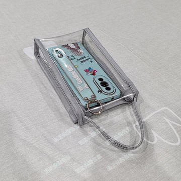 新品🚀🚀✨ 手機防水包 夏季游泳外出必備防水包加厚透明PVC手機包高清手拎斜挎手機袋子迷你豎款休閒防塵防水包