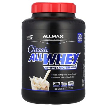 ALLMAX, CLASSIC ALLWHEY®，全乳清蛋白來源，香草味，5 磅（2.27 千克）