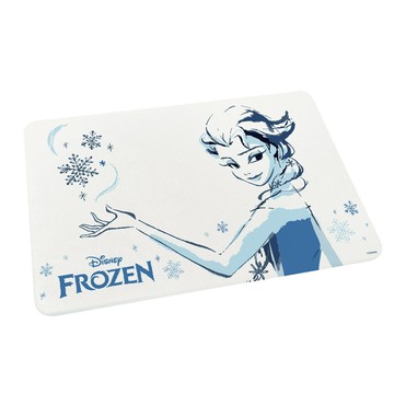 台灣製造 正版授權 迪士尼 冰雪奇緣 珪藻土吸水地墊-簡約艾莎60*40*0.9cm_廠商直送