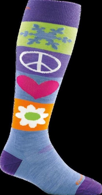 Darn Tough 登山滑雪羊毛襪/美麗諾羊毛襪 女款 POLAR BEAR 1897 藍 BLU