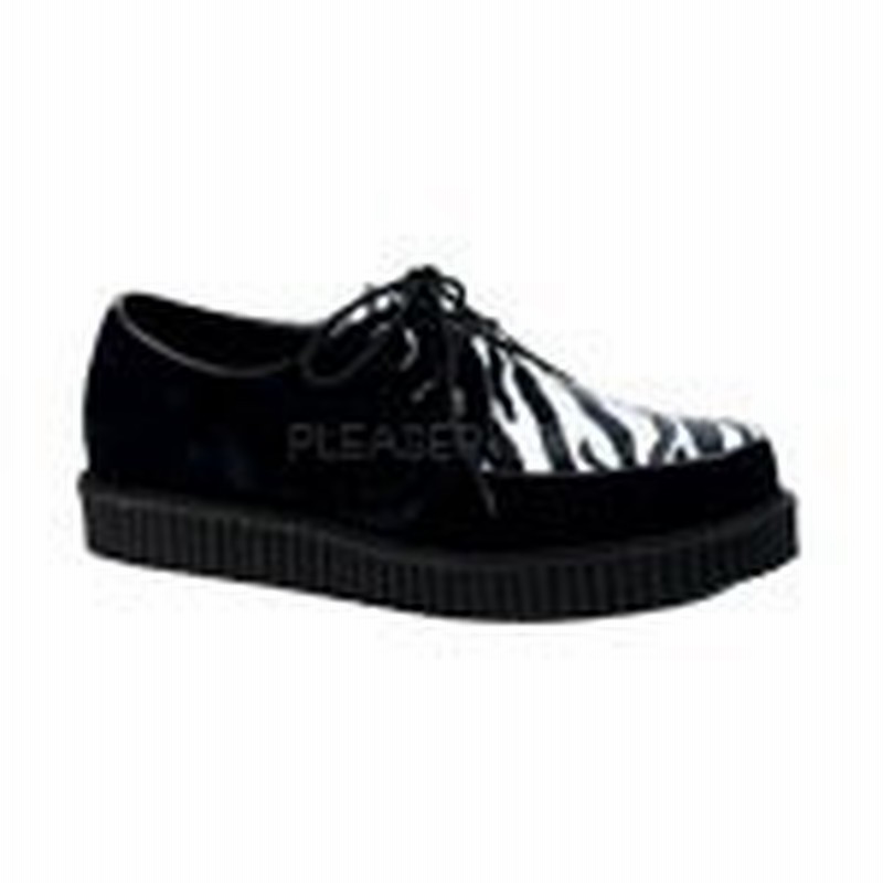 ラバーシューズ Demonia Pleaser プリーザー Creeper 600 1 P F Cre600 Zb Fur ゼブラ柄 メンズ ユニセックス お取り寄せ商品 通販 Lineポイント最大1 0 Get Lineショッピング