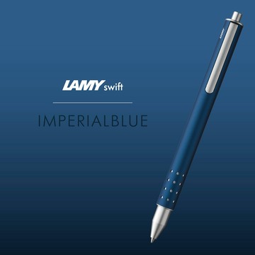 【LAMY】 鋼珠筆 / SWIFT系列 -334-皇家藍- 官方直營旗艦館