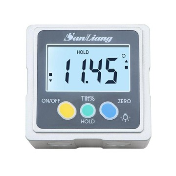 日本三量高精度數顯傾角儀盒電子角度尺帶磁角度儀角度規水平儀