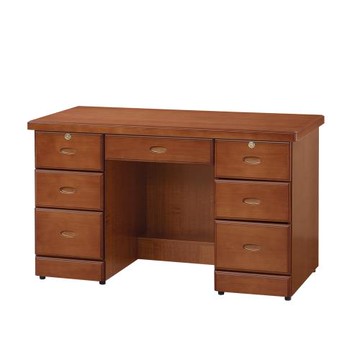 【唯熙傢俱】奧特樟木色4.2尺書桌