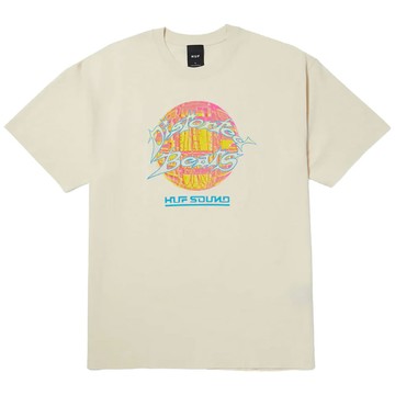【HUF】A12249 DISTORTED WASHED TEE 短T (水洗骨白色)