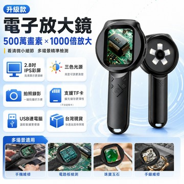 電子放大鏡 數位放大鏡 手持放大鏡 維修放大鏡 珠寶鑒定 高清顯示 長輩閱讀 看書看報 地圖郵票細節觀察 居家閱讀輔助