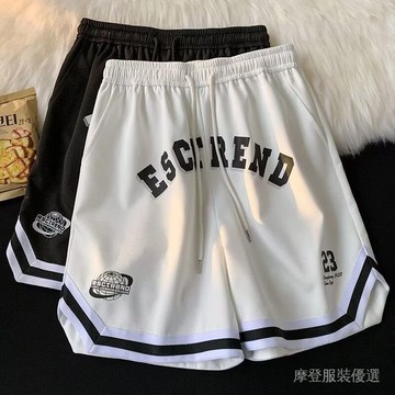 🍁男裝夏季🍁美式籃球短褲 美式情侶運動短褲 運動褲男女 休閒褲 運動褲 運動短褲 男女潮牌薄款速幹短褲 寬鬆運動 YMK