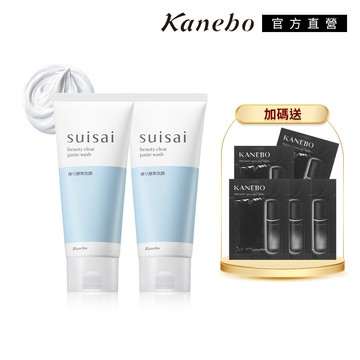 【Kanebo 佳麗寶】suisai 亮采洗顏膏2件組