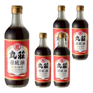丸莊醬油 壺底油黃金油膏  550g  5瓶