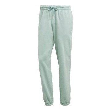 adidas originals Casual Loose Bundle Feet Elastic Waistband Sports Pants Green